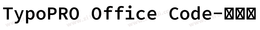 TypoPRO Office Code字体转换